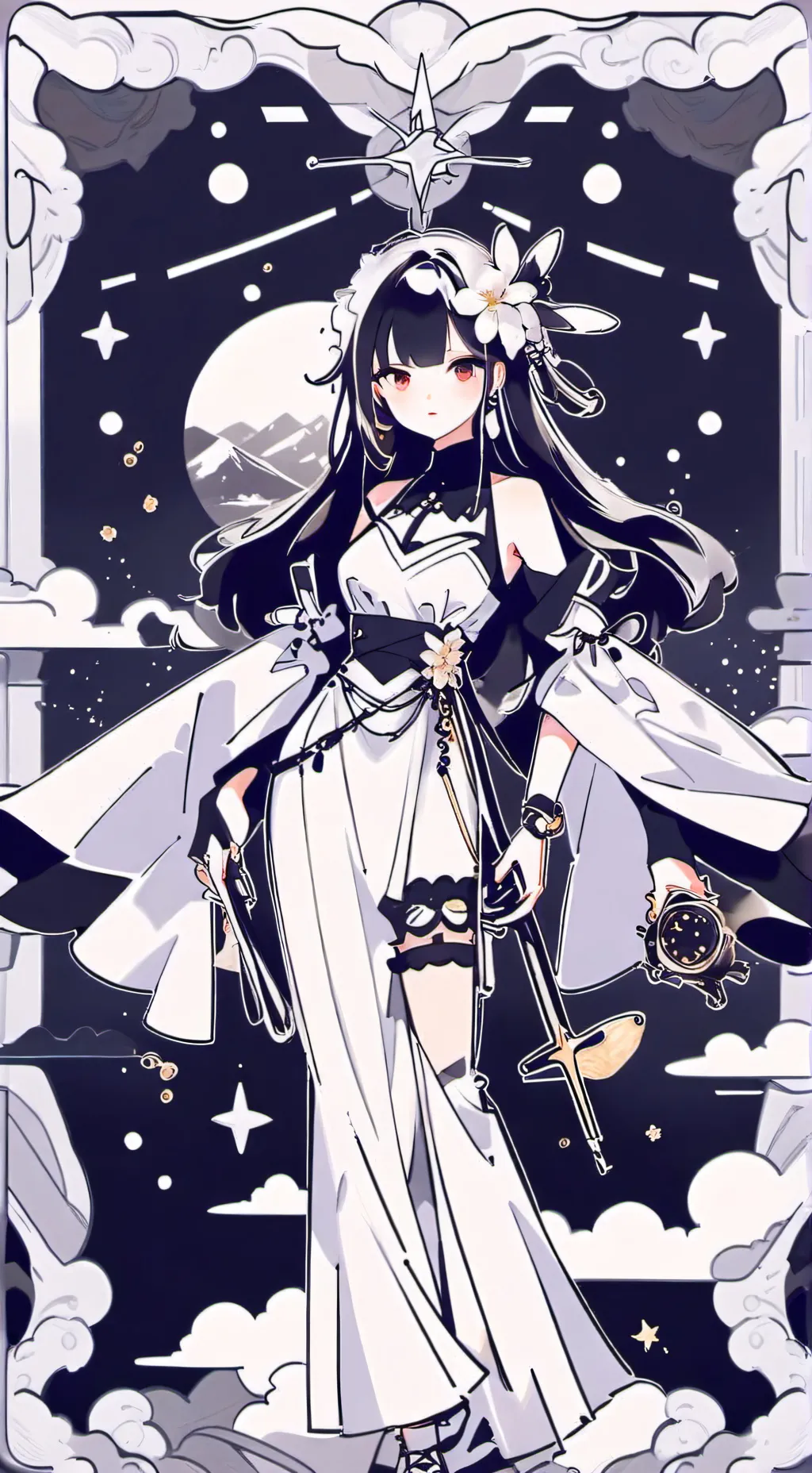 ai character: Liv wanna be rich background