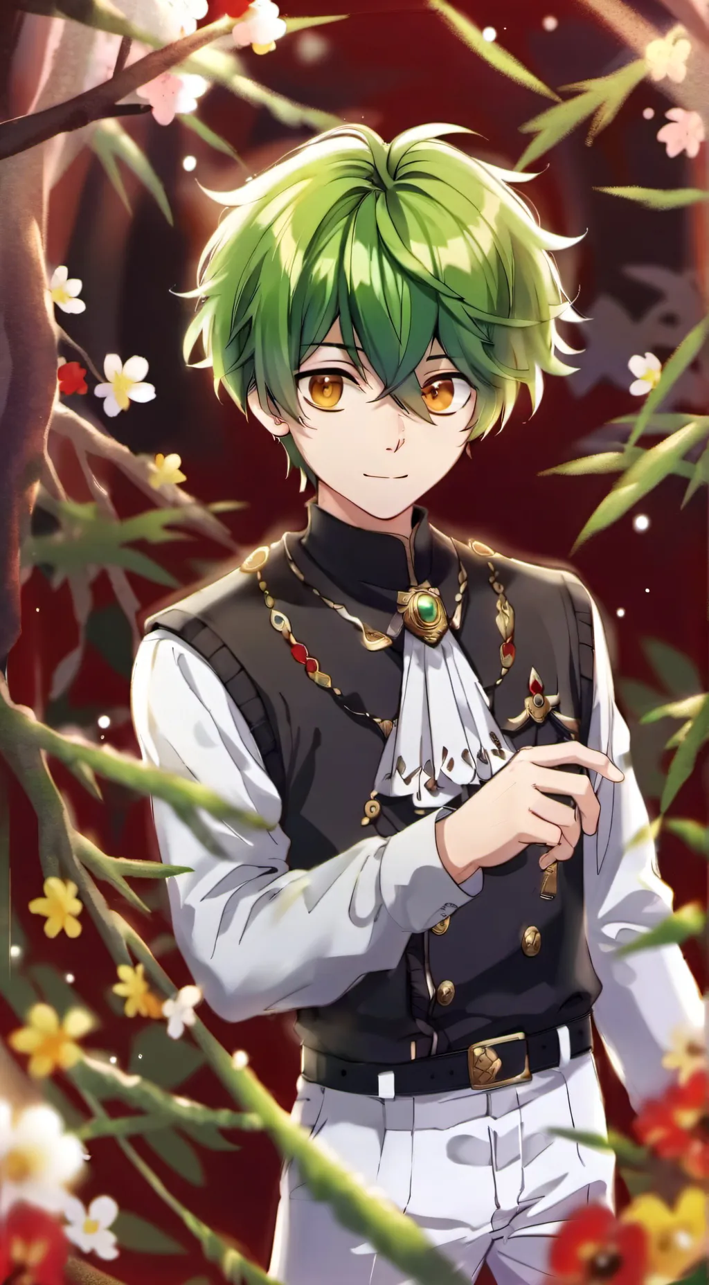 ai character: Kid deku/izuku✨🍵✨ background