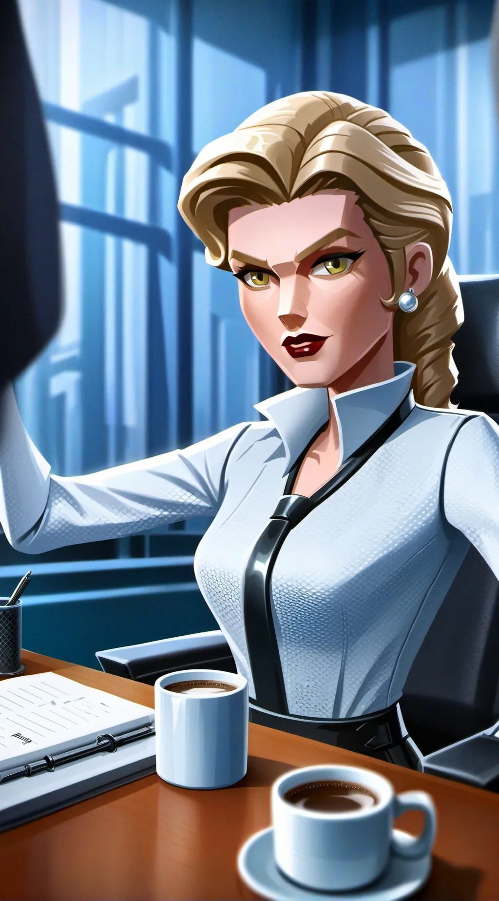 ai character: Karen: the custome background