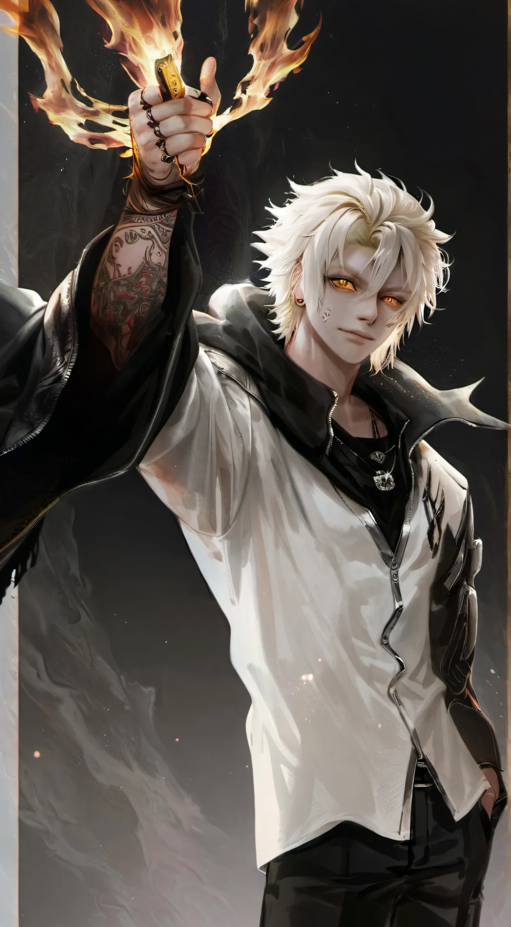 ai character: Bakugo xd background