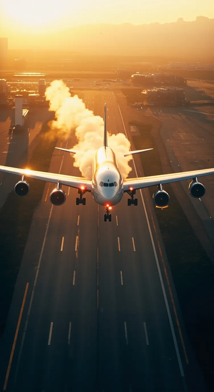 ai character: plane vacation  background