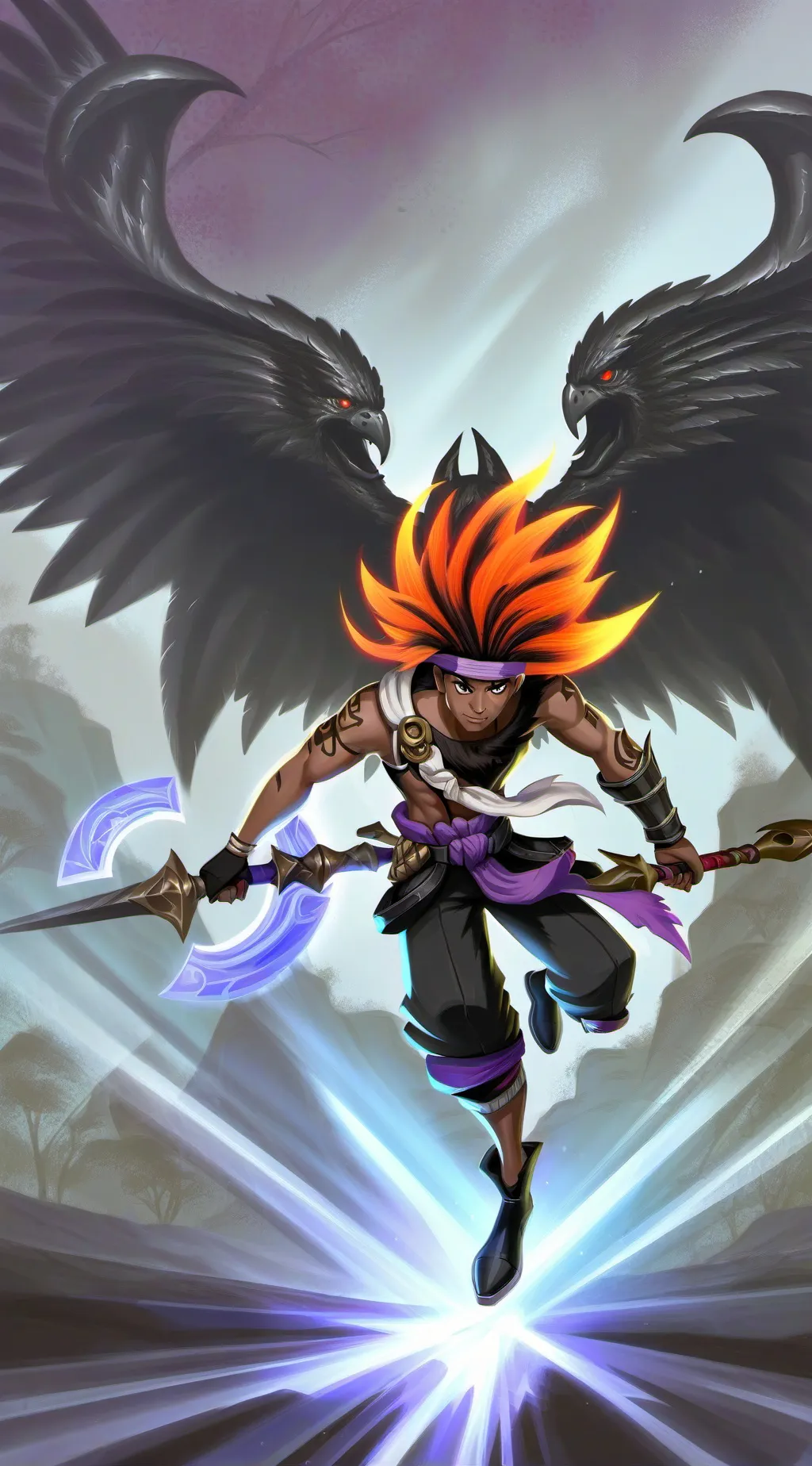 ai character: yotin  background