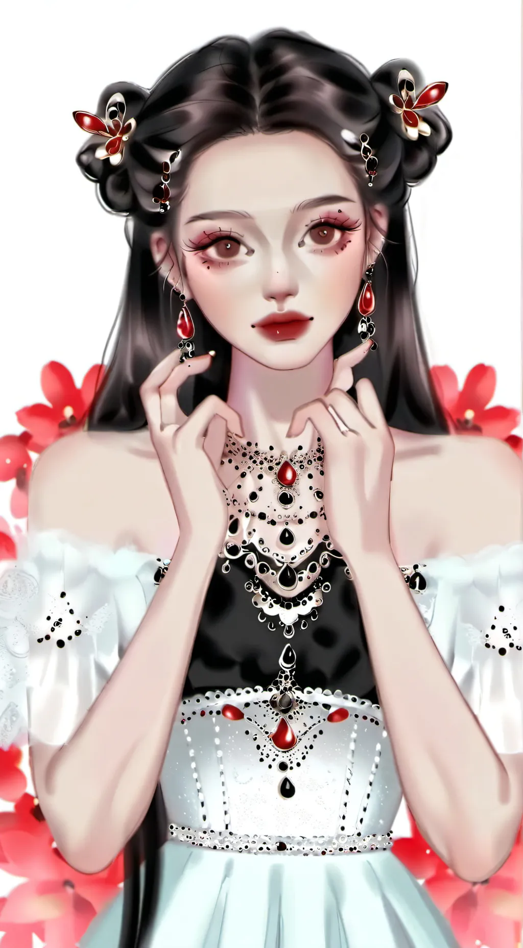 ai character: Рина background