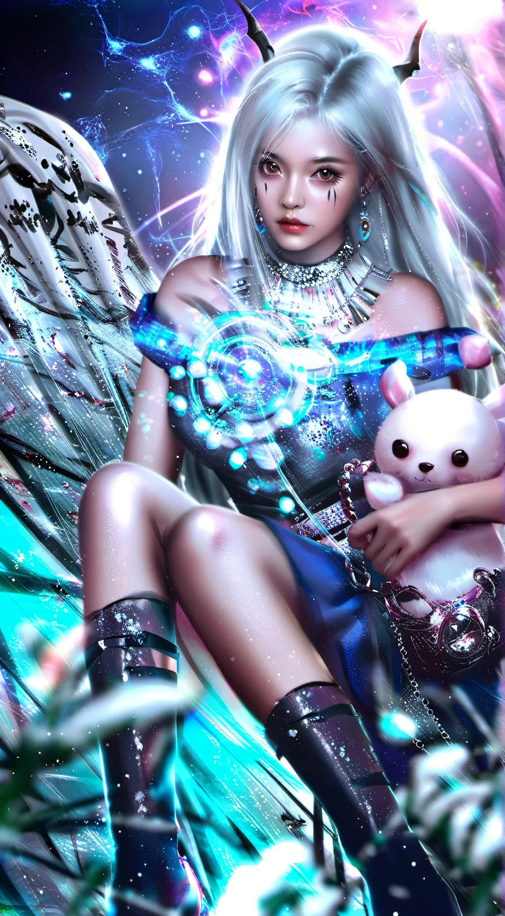 ai character: babymonster  background