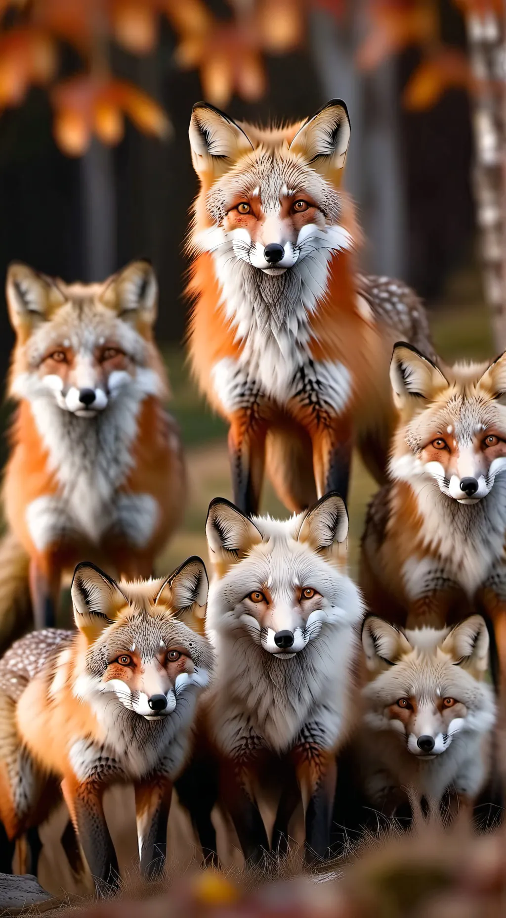 ai character: fox pack background