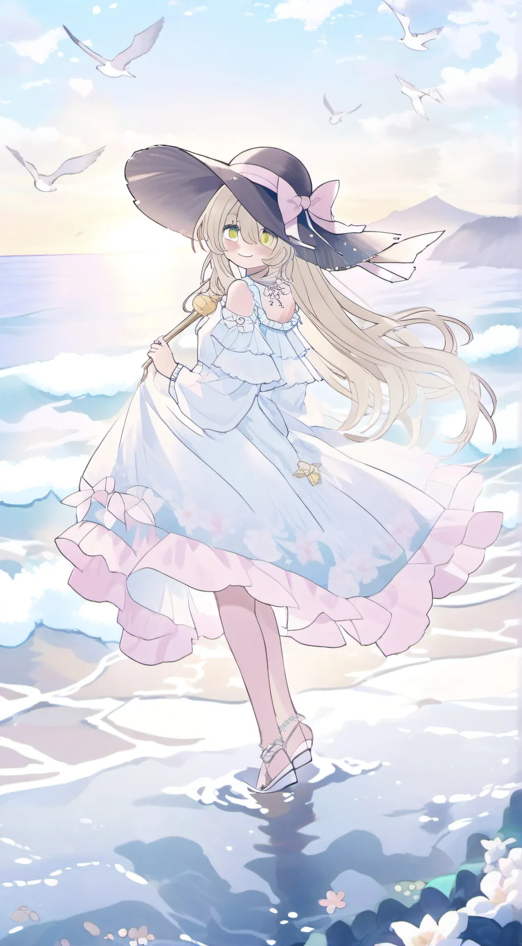 ai character: pixta background