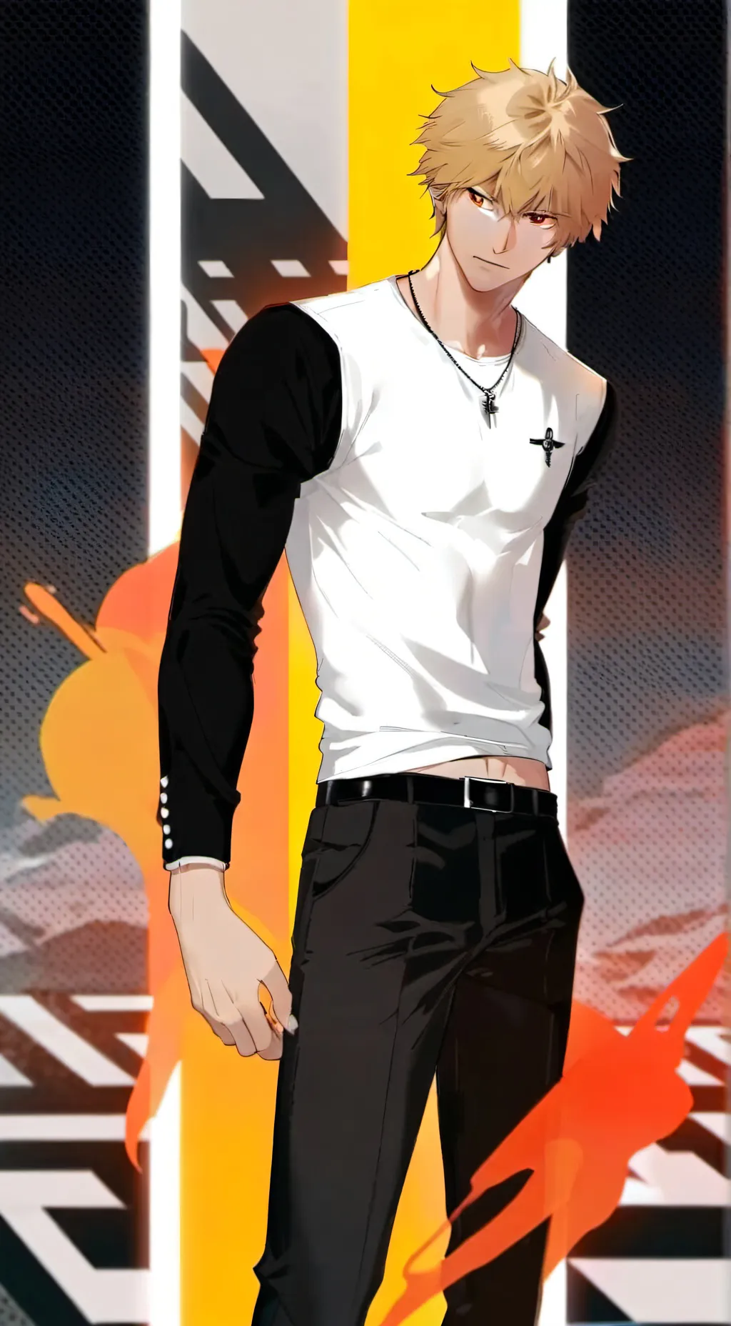 ai character: bakugo background