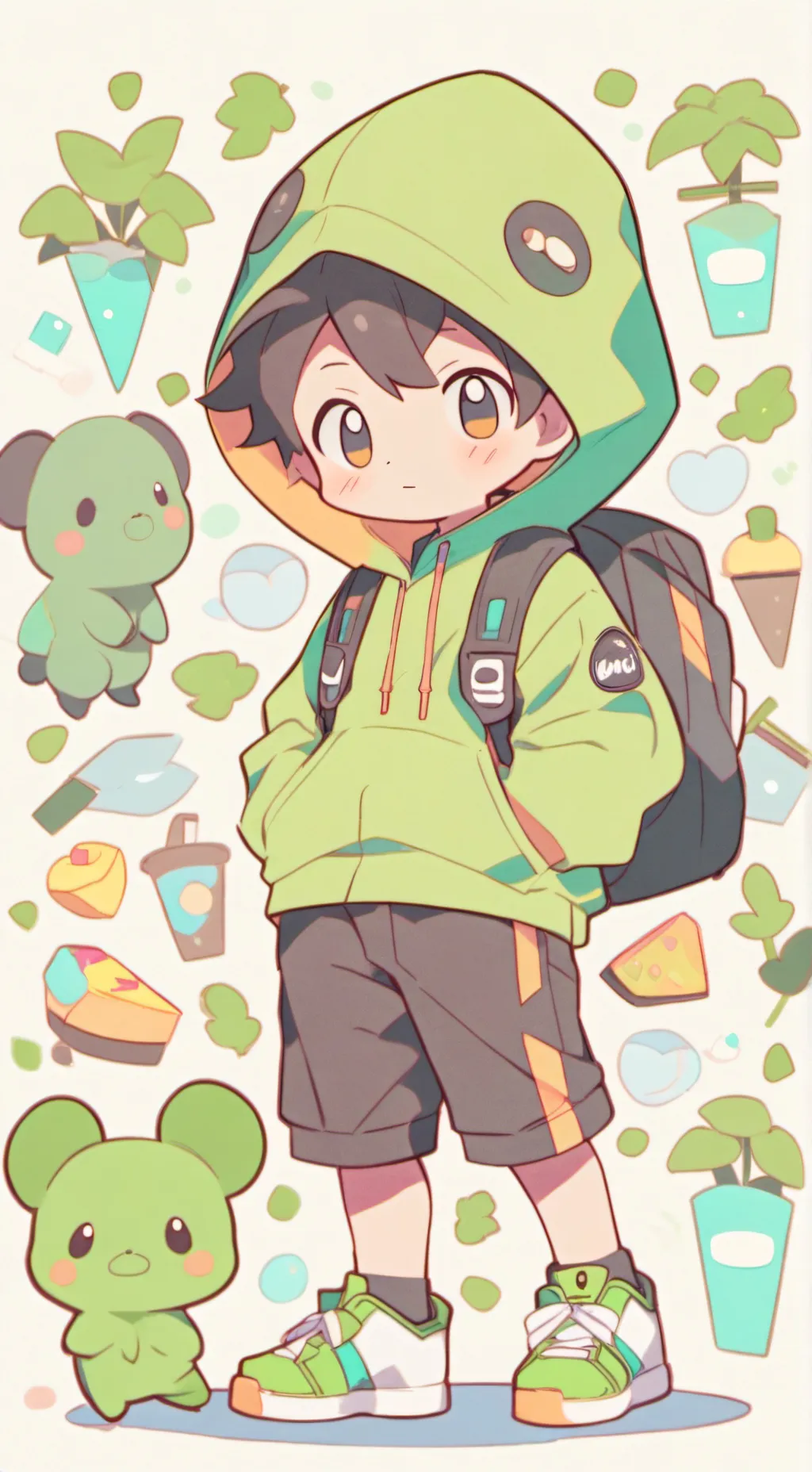 ai character: me tho background