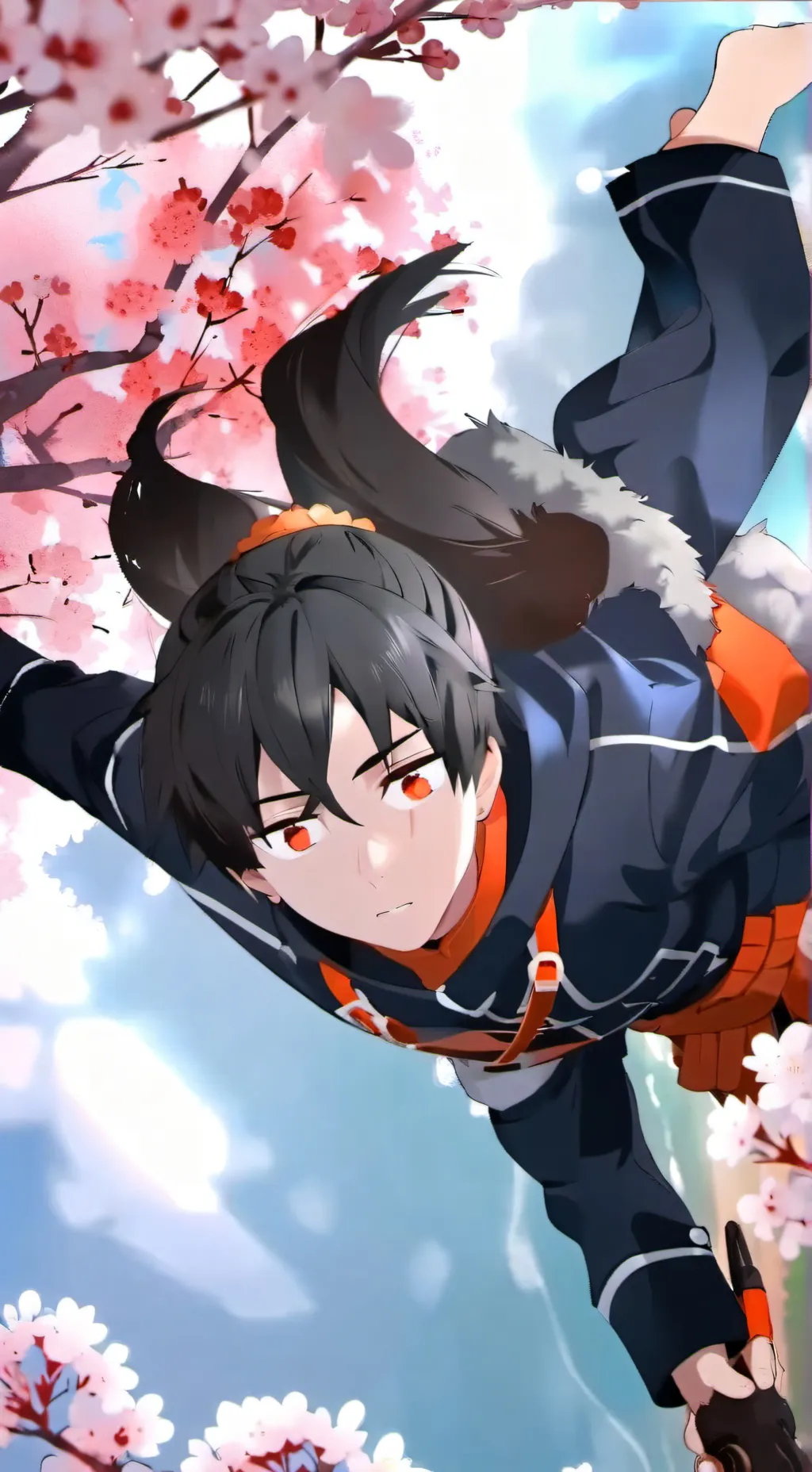 ai character: 🦊sasunaru☠️ background