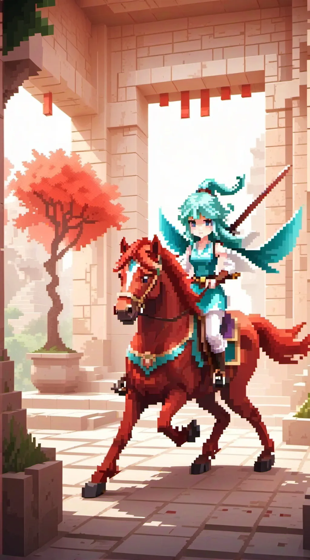 ai character: MC but Peak! background