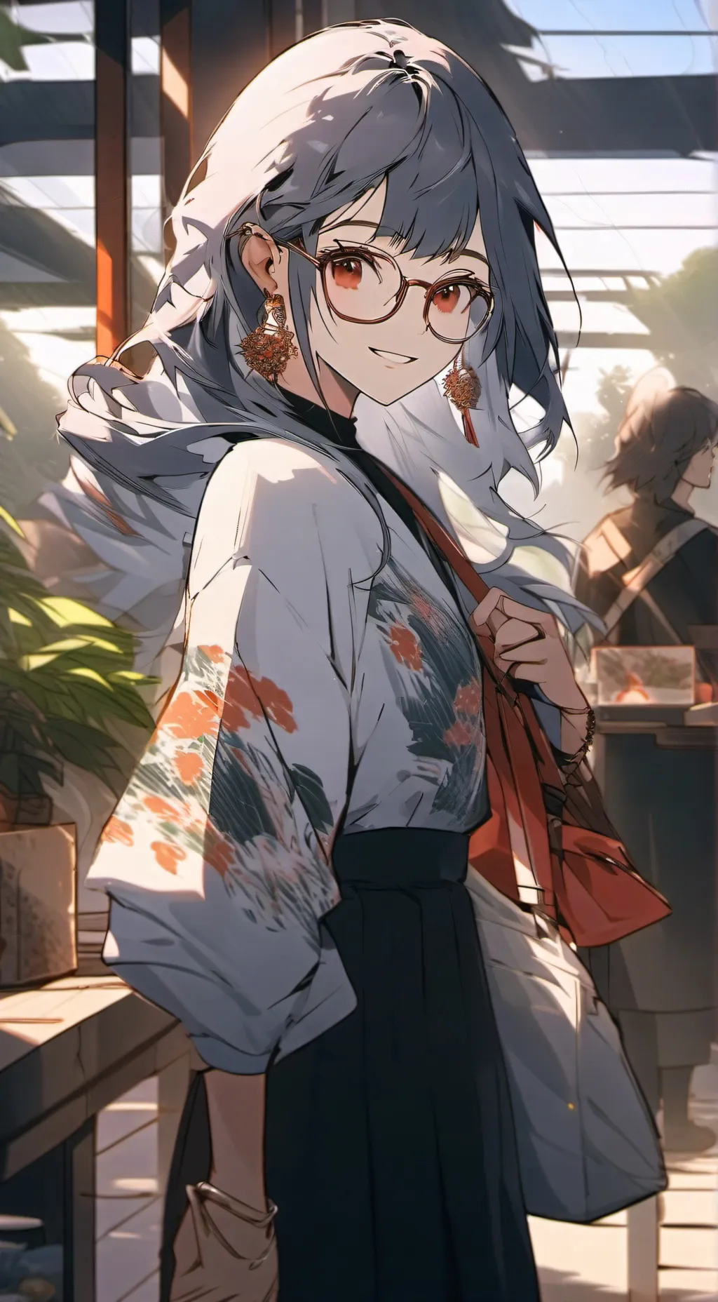 ai character: Asami  background