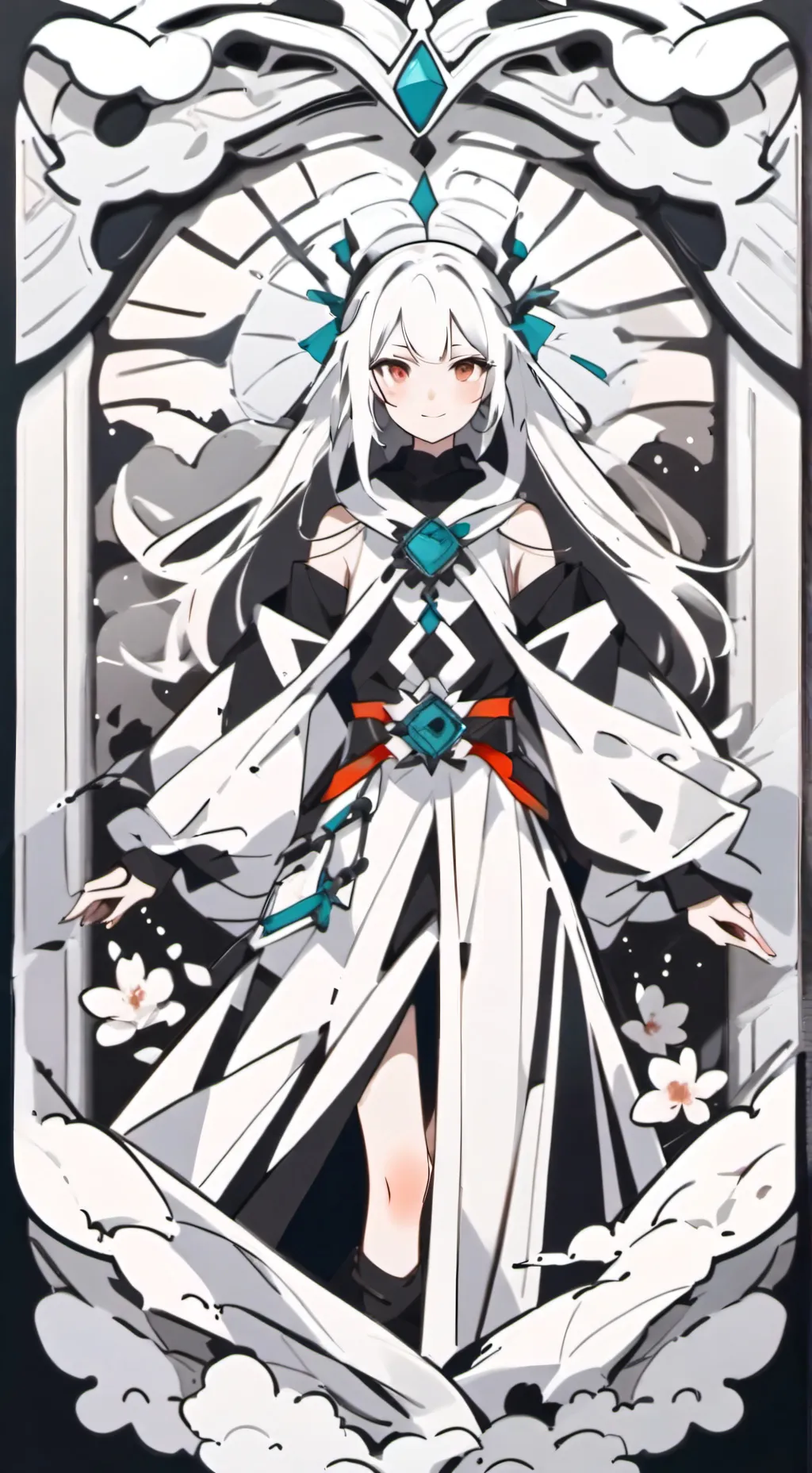 ai character: areli🌹❤️  background