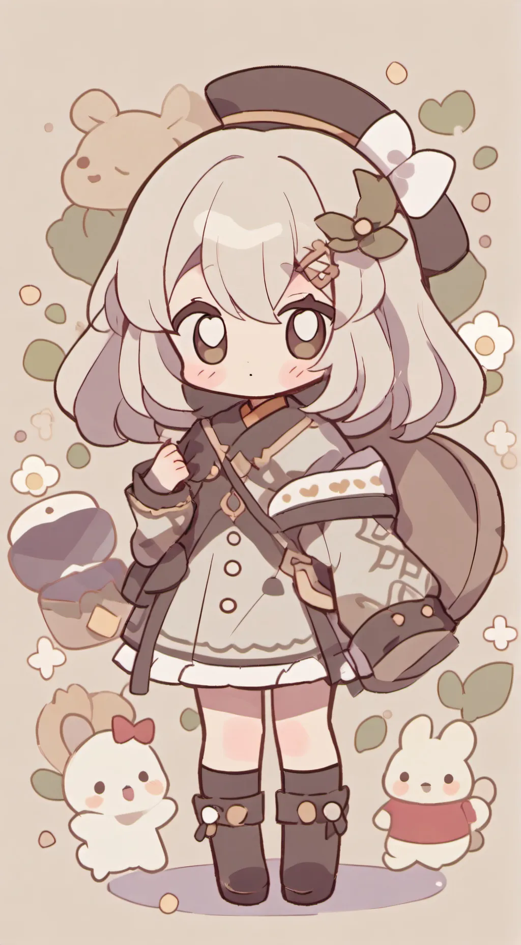 ai character: kirishima  background