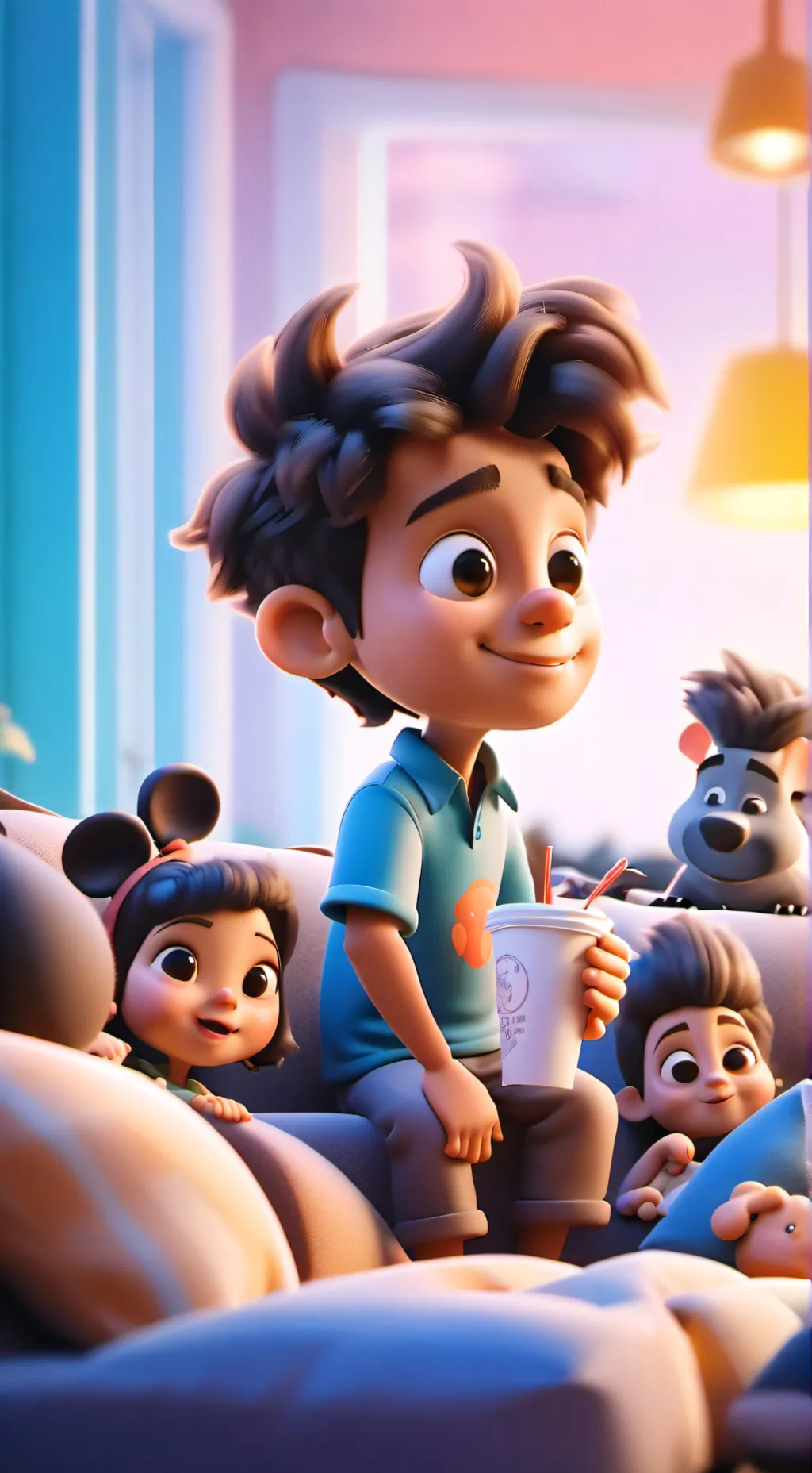 ai character: Sprunki movie background