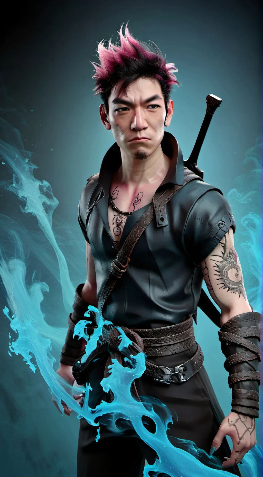 ai character: thanos background