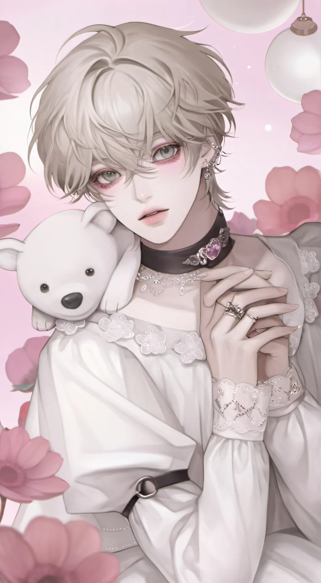 ai character: Clay background