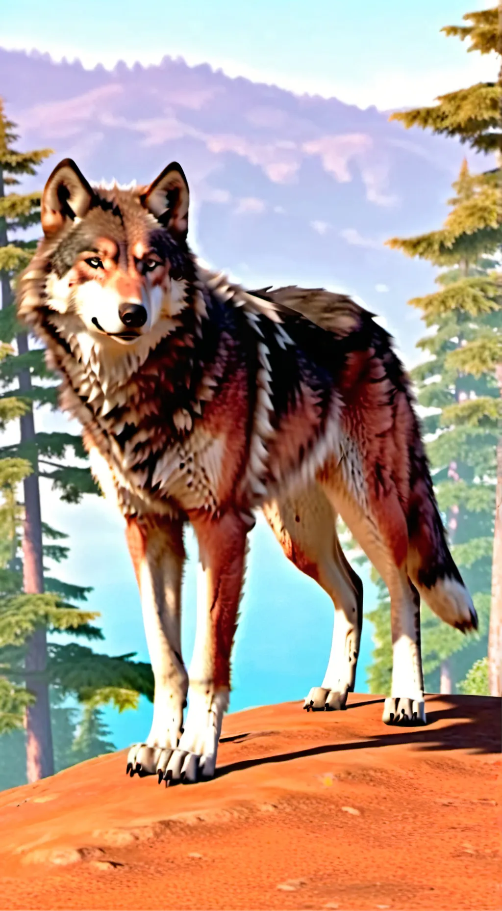 ai character: Redd background