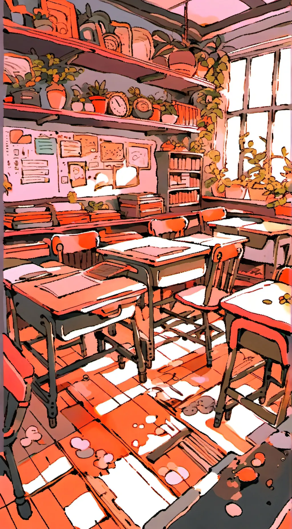 ai character: WS school 💀💀💀💀💀💀💀💀 background