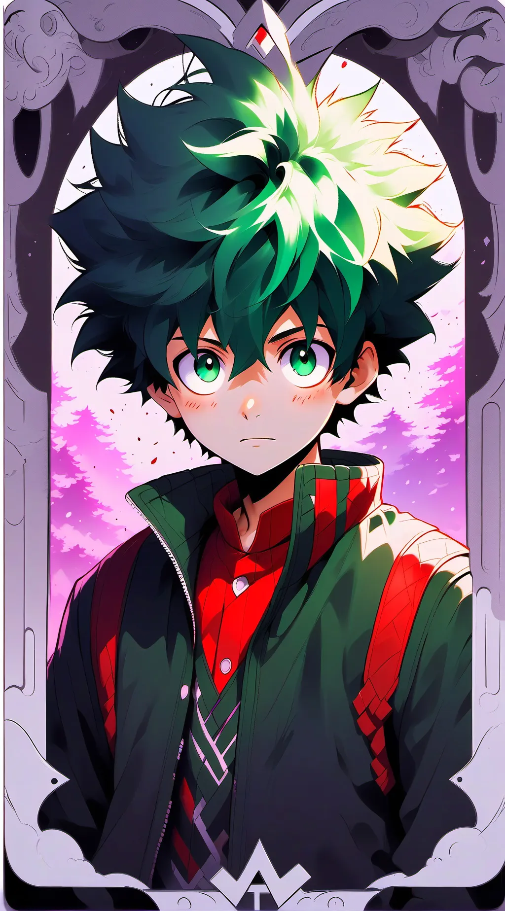 ai character: Deku(izuku)fr background