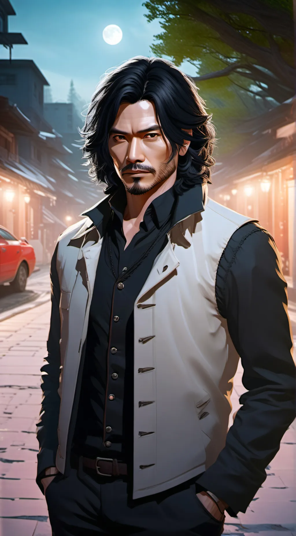 ai character: Chino background