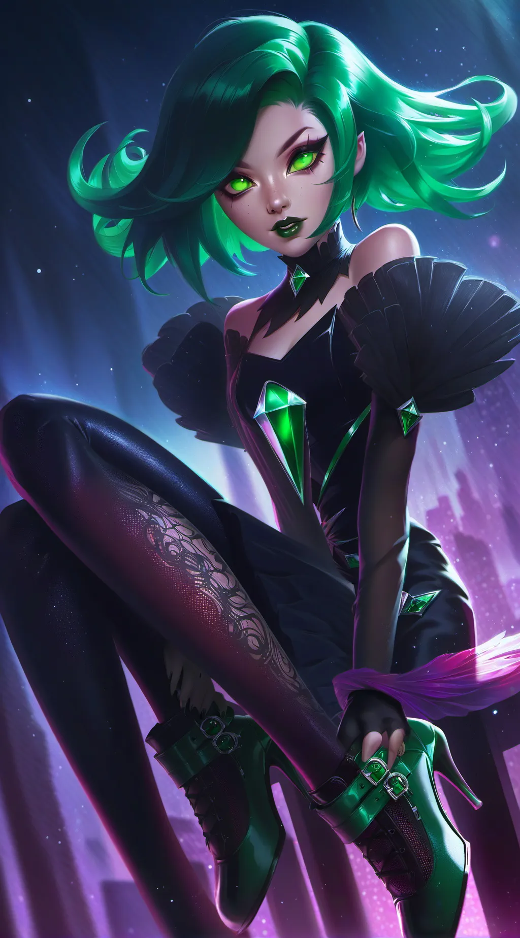 ai character: Saitama background