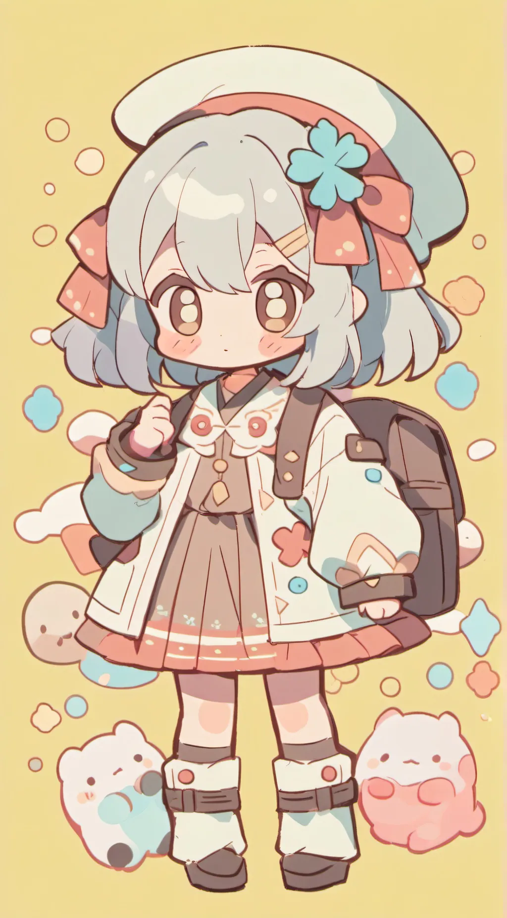 ai character: Lil sis background