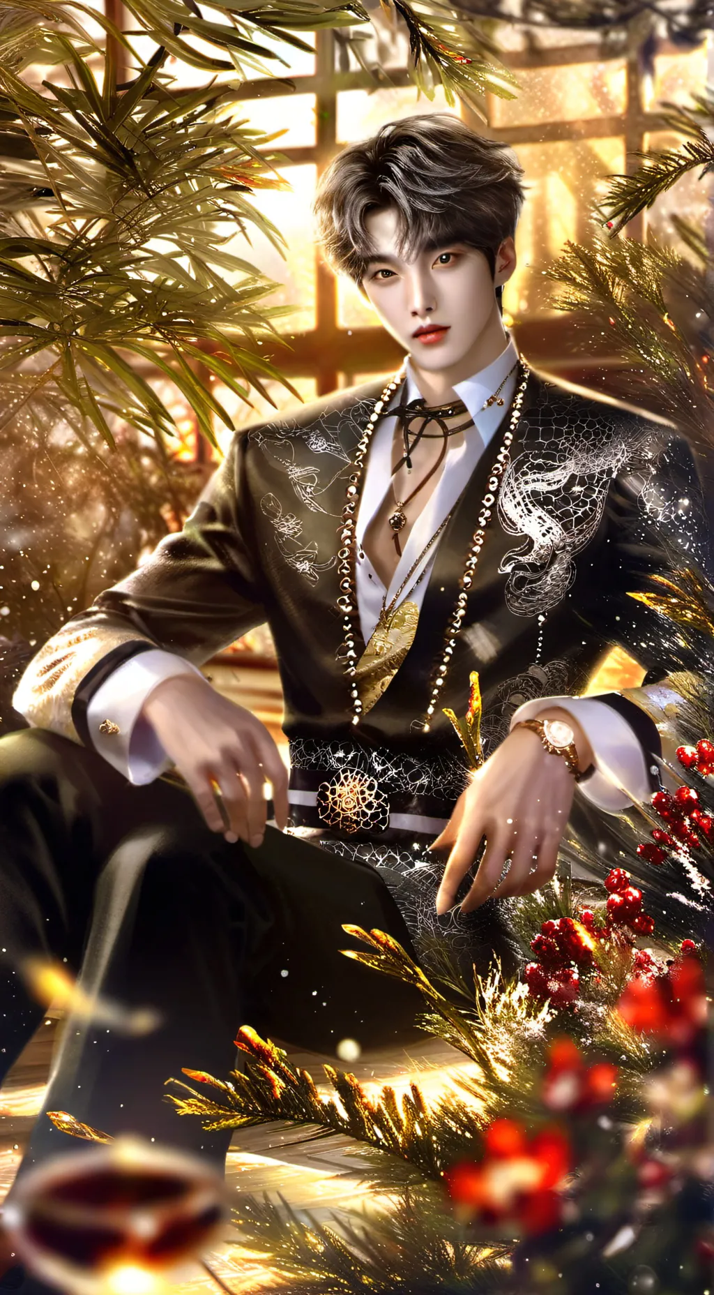 ai character: ♥︎°Evan°ღ✦ background