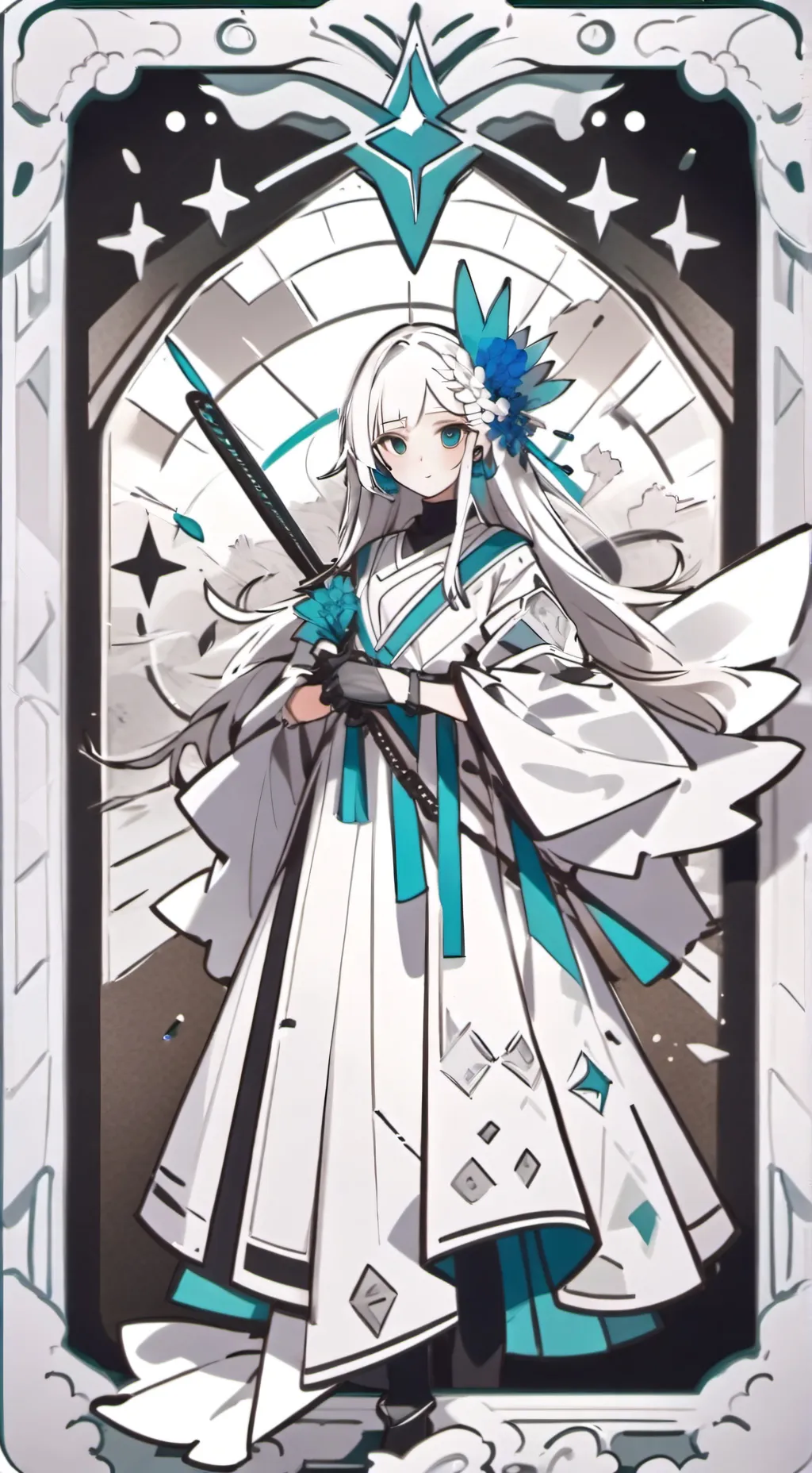 ai character: water carrier background