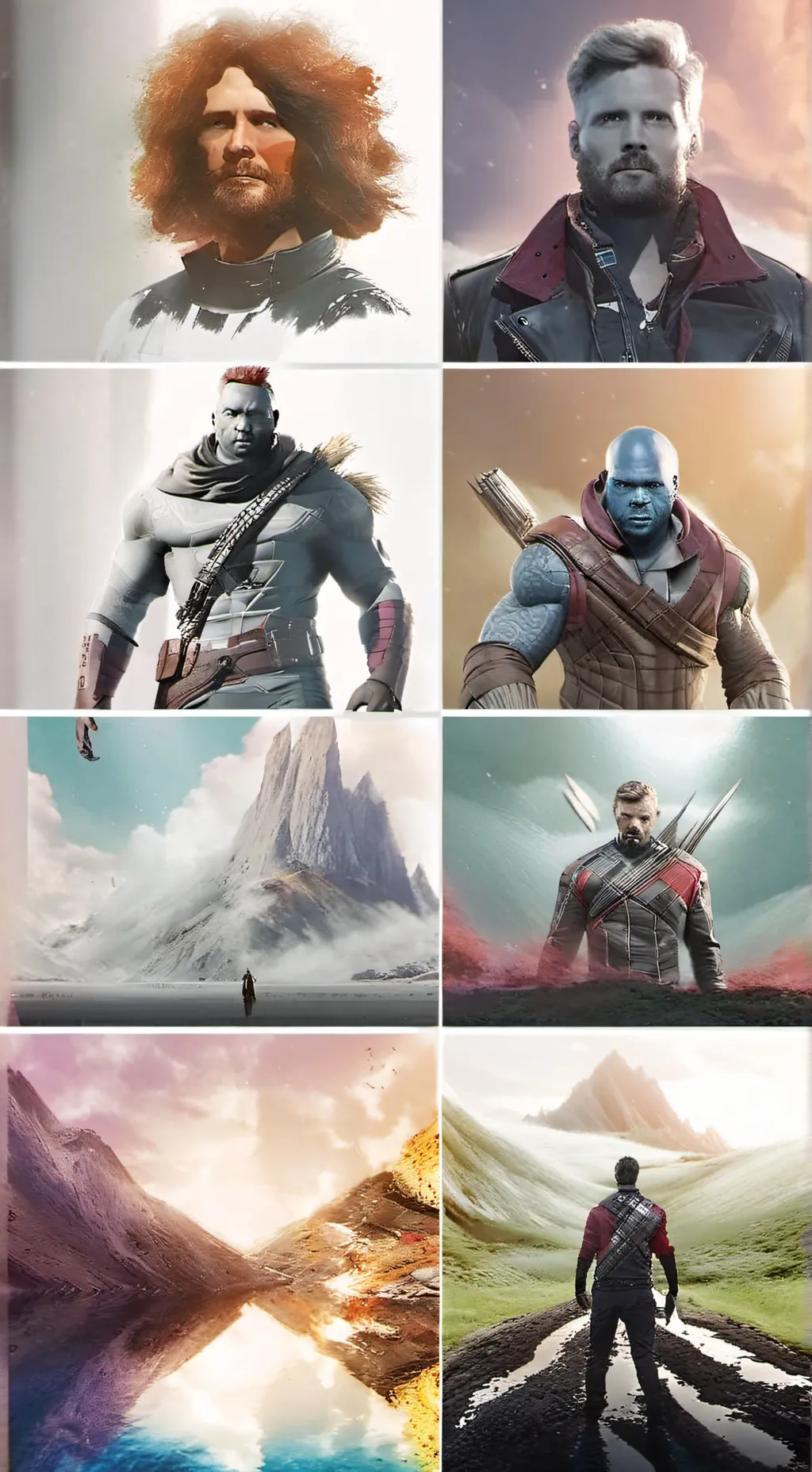 ai character: guardian of galaxy background