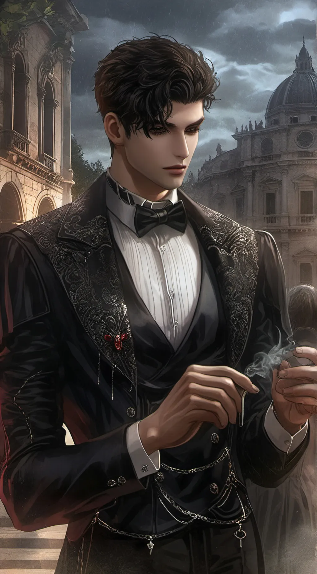 ai character: Giorgio  background