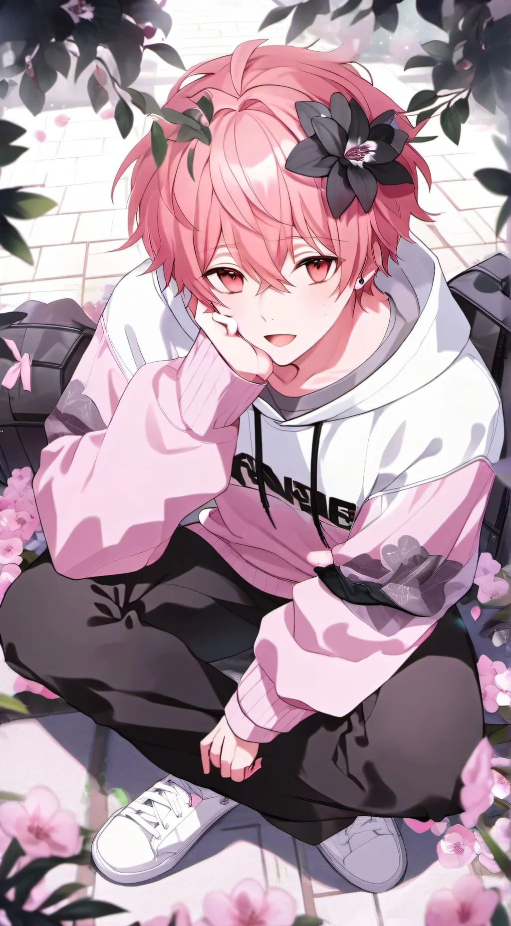 ai character: Keith  background