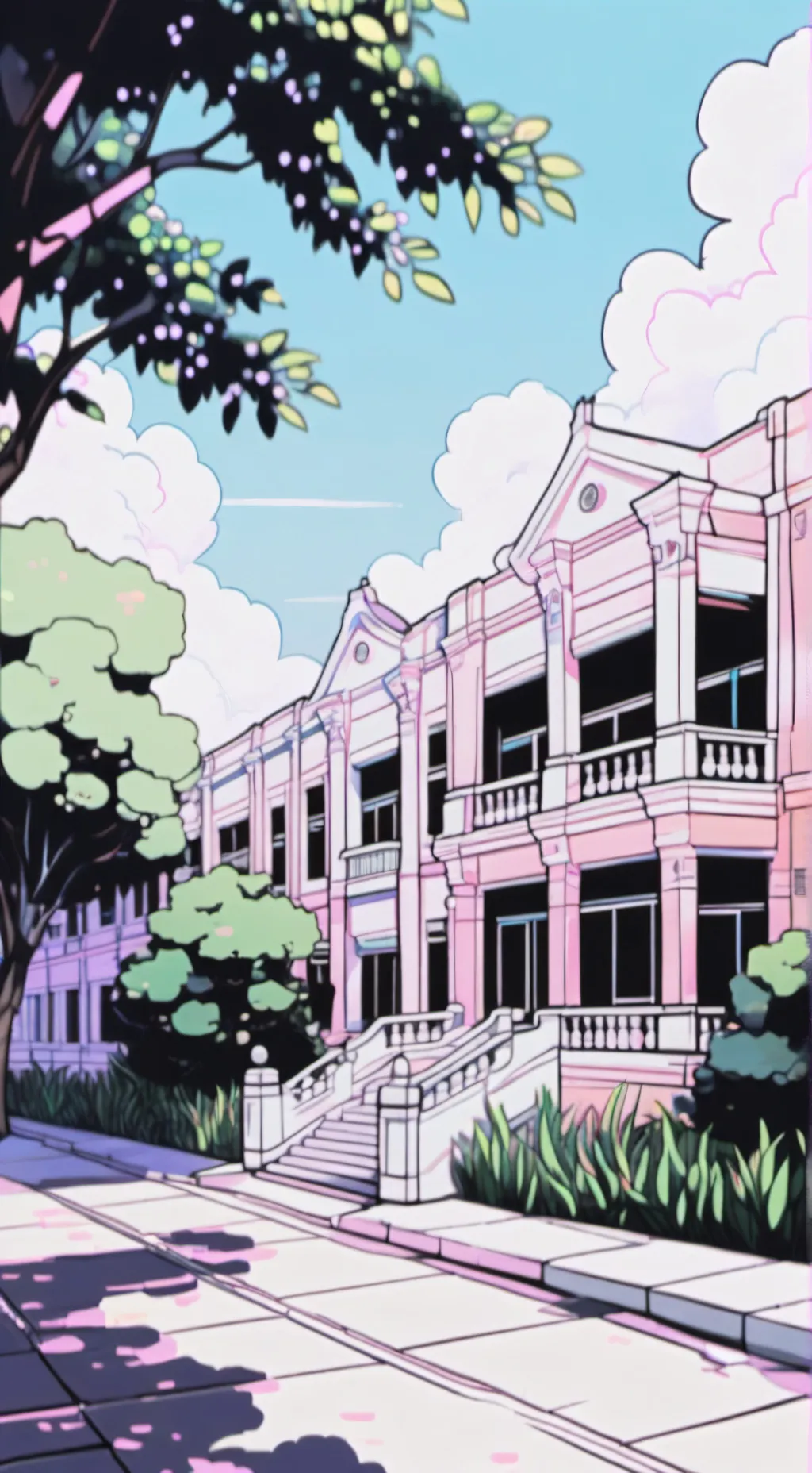 ai character: high school🏫📓🎓 background