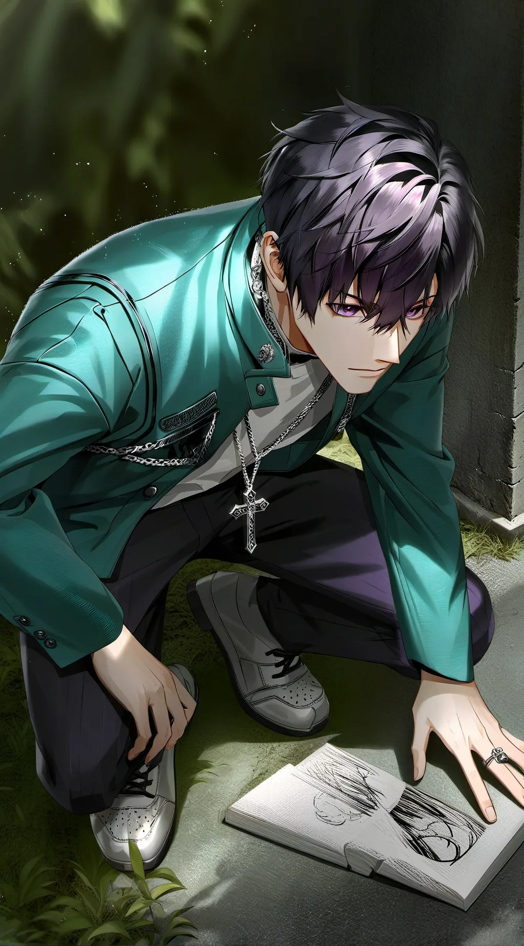 ai character: Thanos background