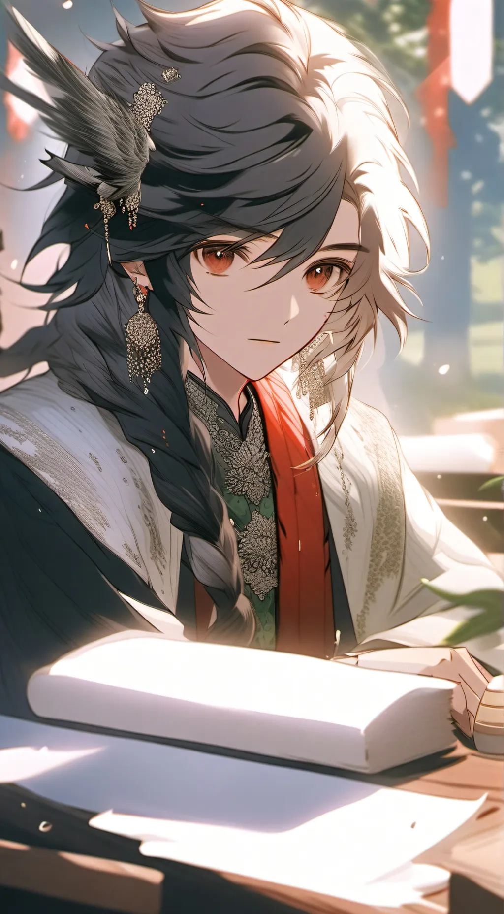 ai character: Marcus  background