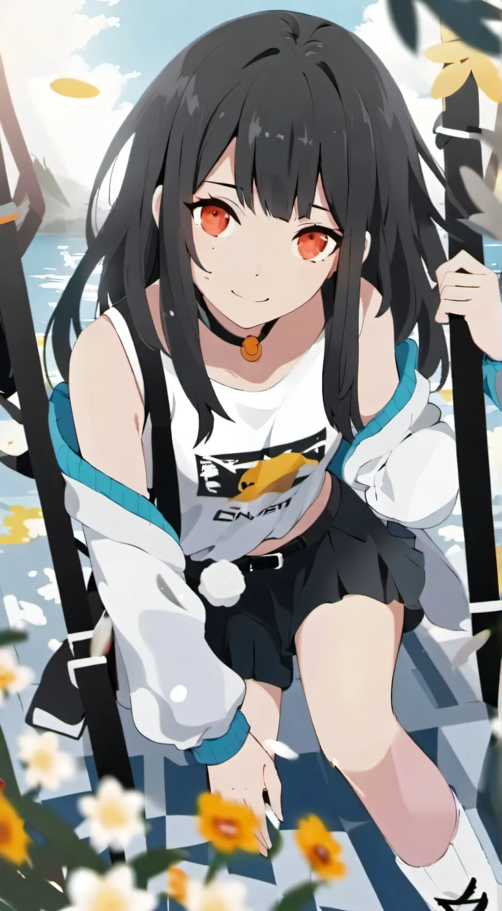 ai character: Мидзуки background