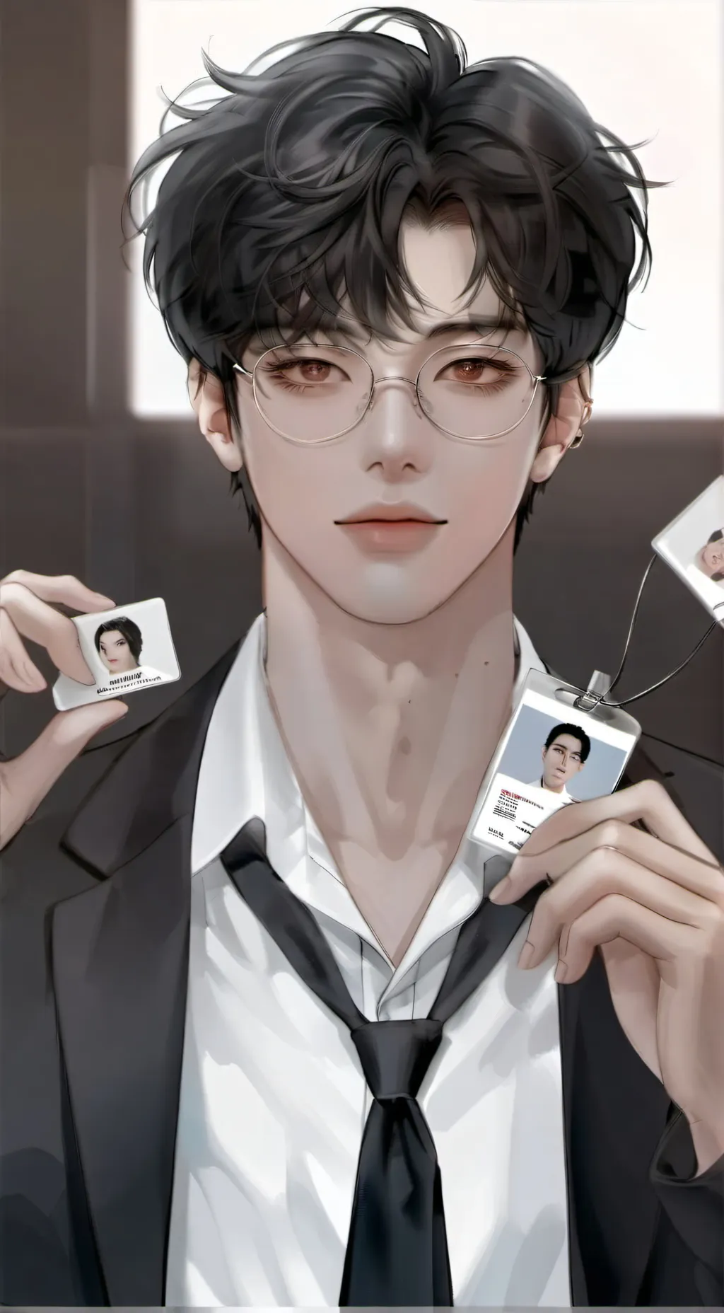 ai character: Taehyung Evan background