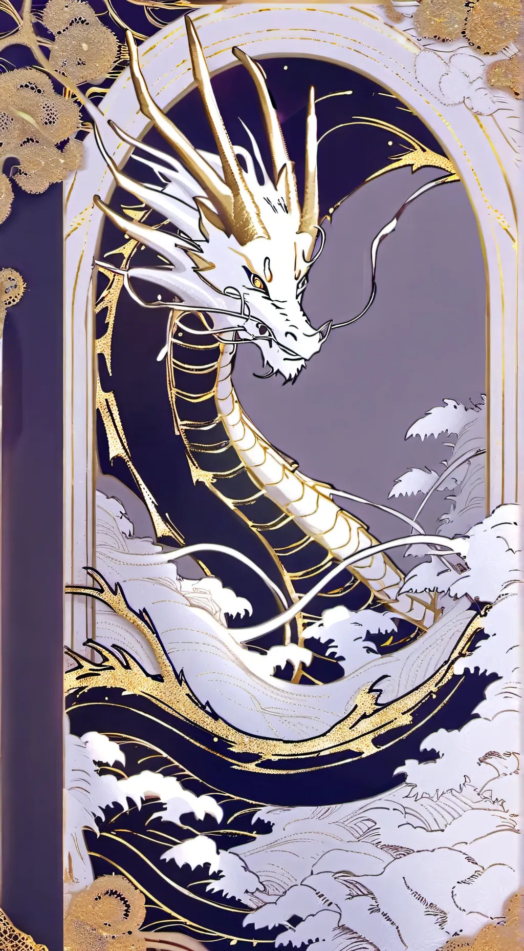 ai character: Le ying et le yang background