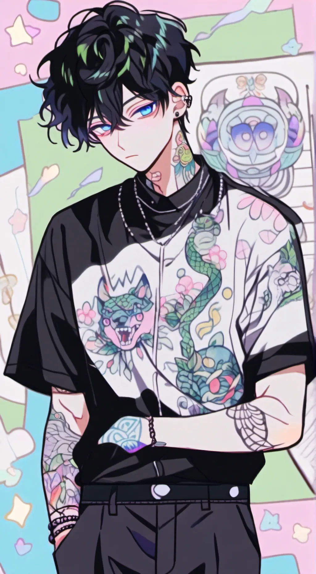 ai character: Oliver background