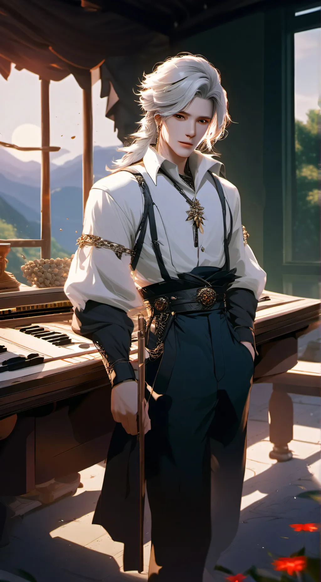 ai character: эндзиме background