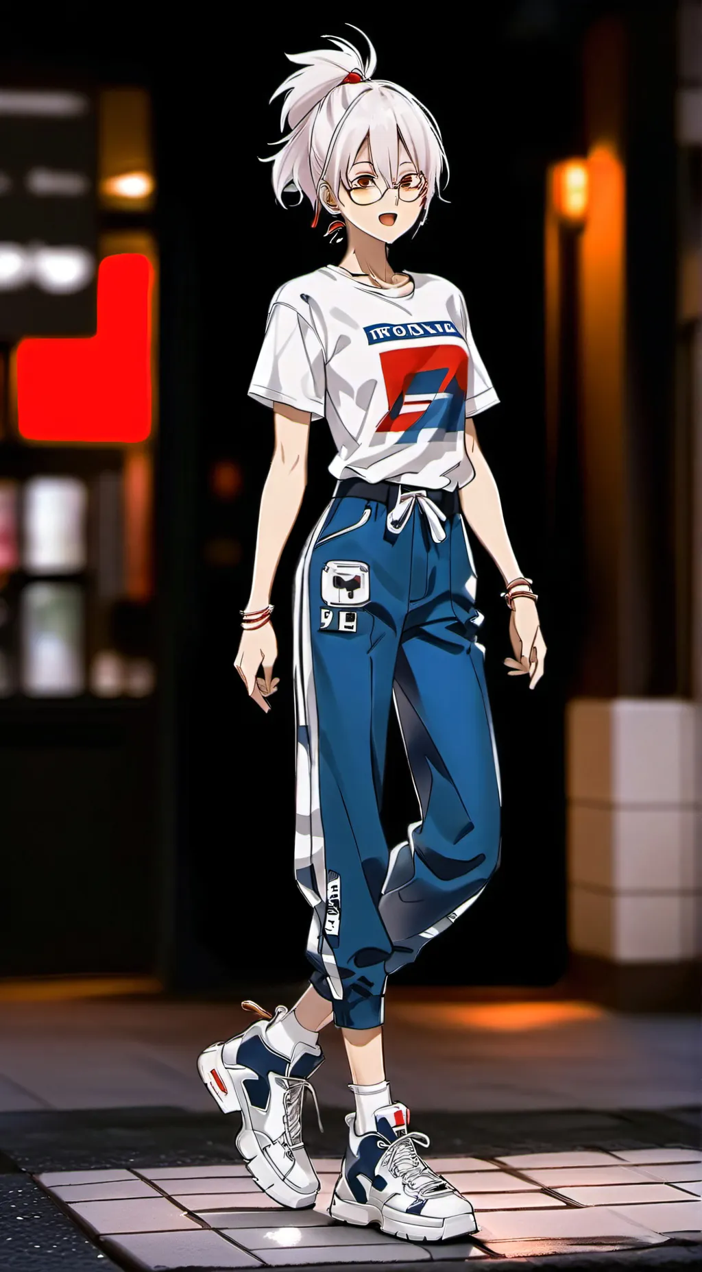 ai character: Tomboy background