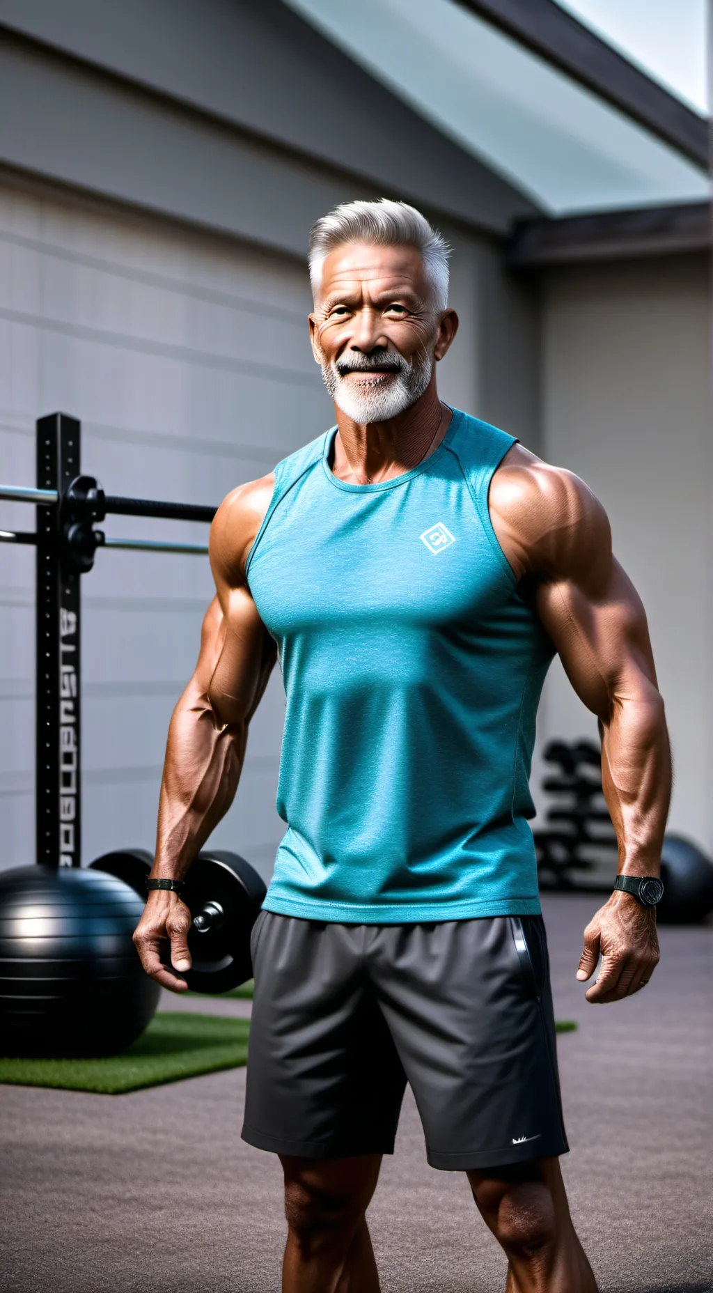 ai character: The Global Fitness background