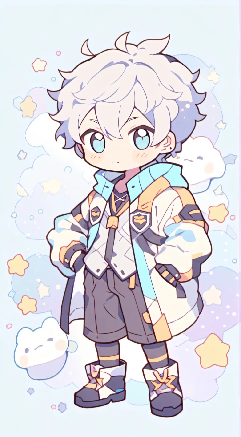 ai character: dandy  background