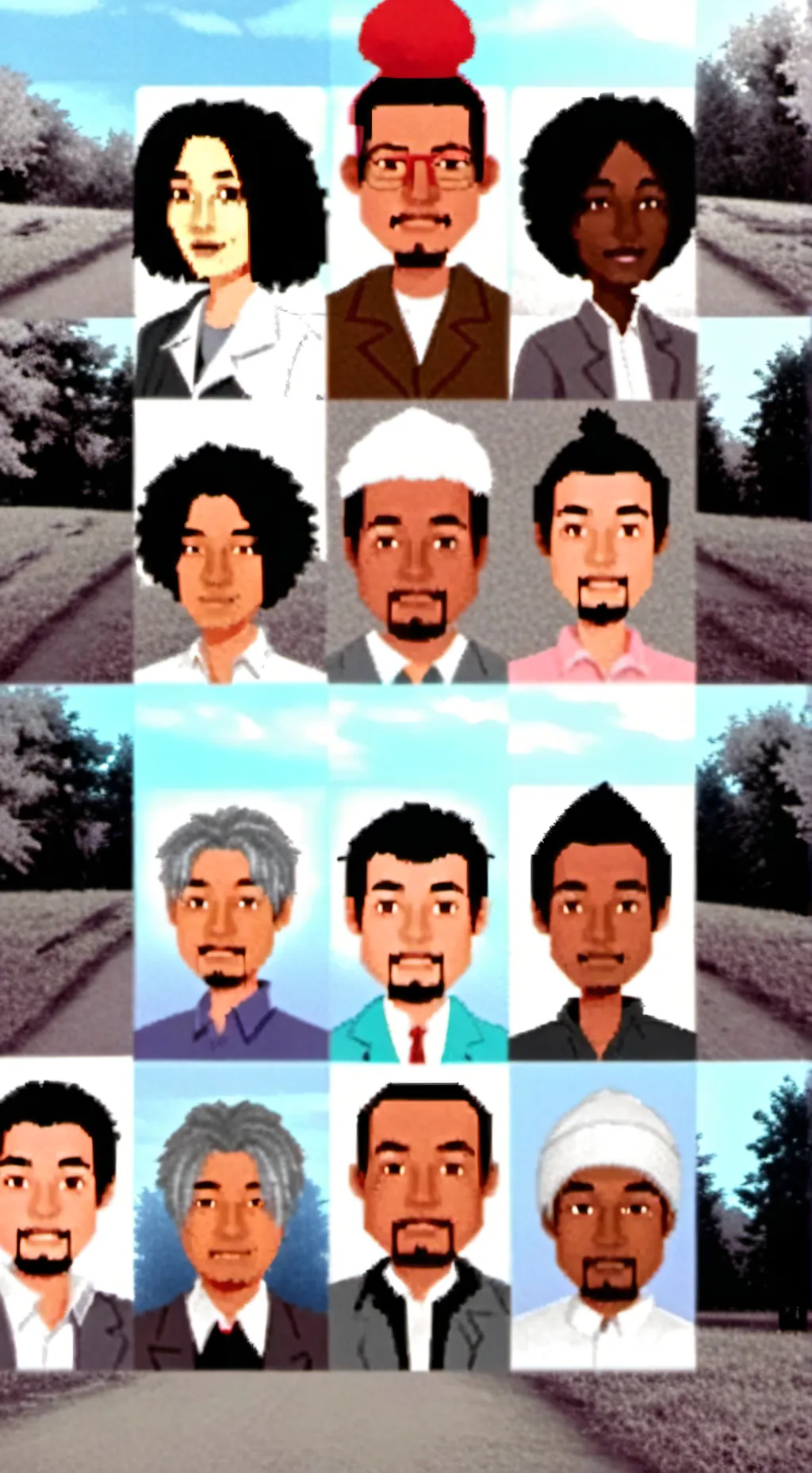 ai character: MD background