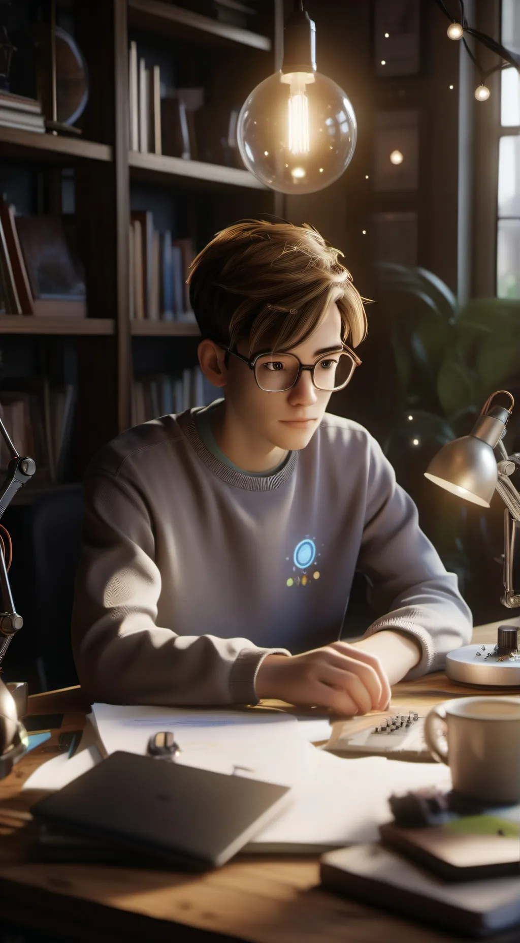 ai character: The Dyslexic's Dream background