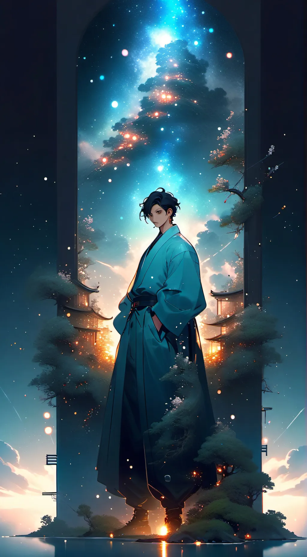 ai character: SOLO ES UN MENSAJE background