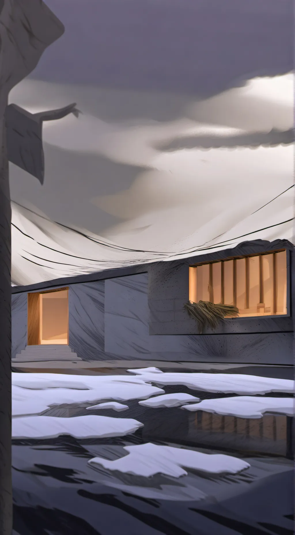 ai character: FEET background