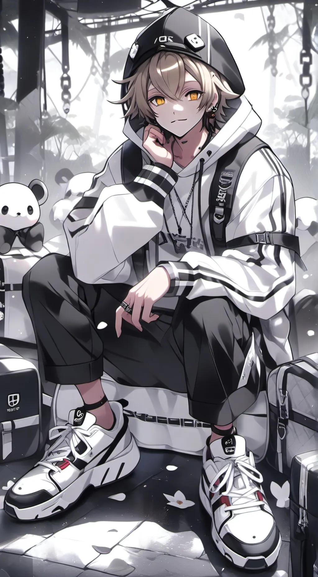 ai character: chris background