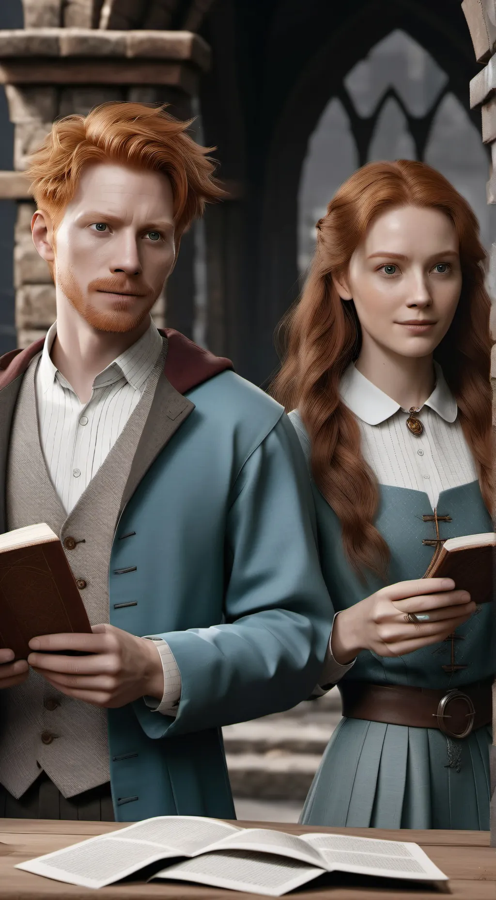 ai character: Weasley Family background