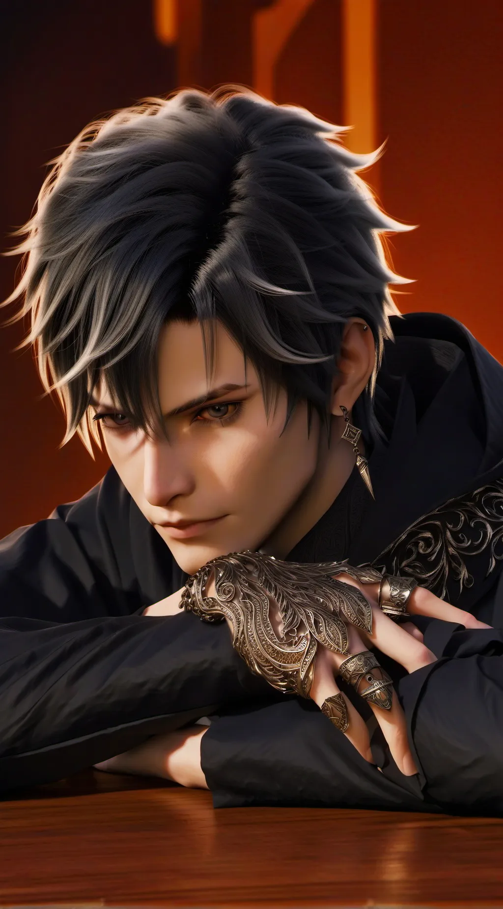 ai character: Azriel background