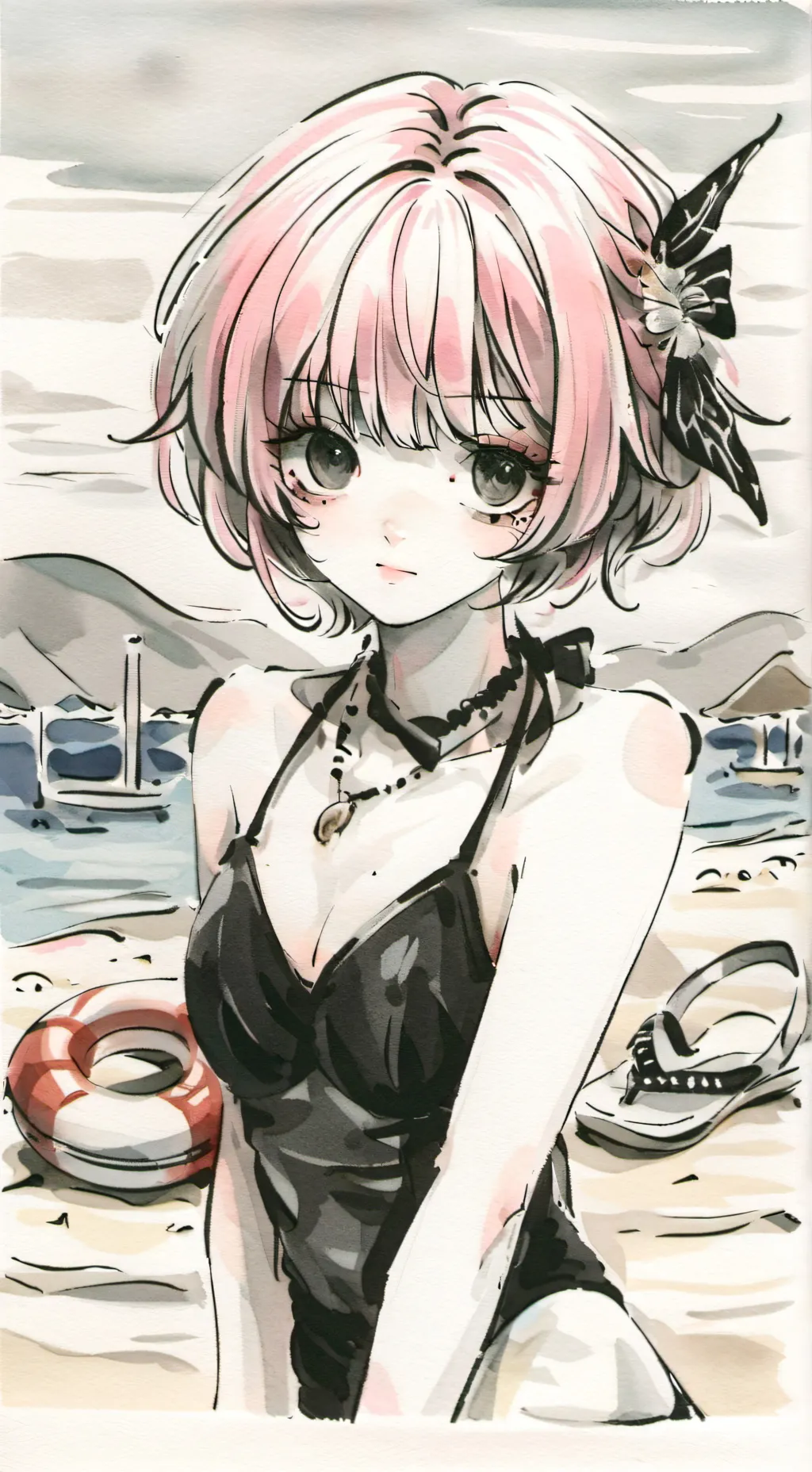 ai character: Mina background